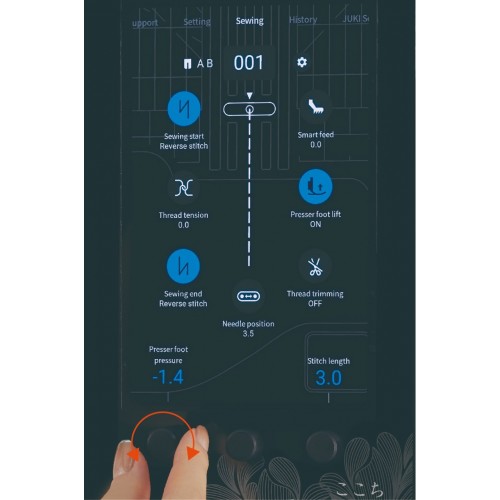 Masina casnica de cusut si matlasat Juki HZL-UX8 Masina casnica de cusut si matlasat Juki HZL-UX8