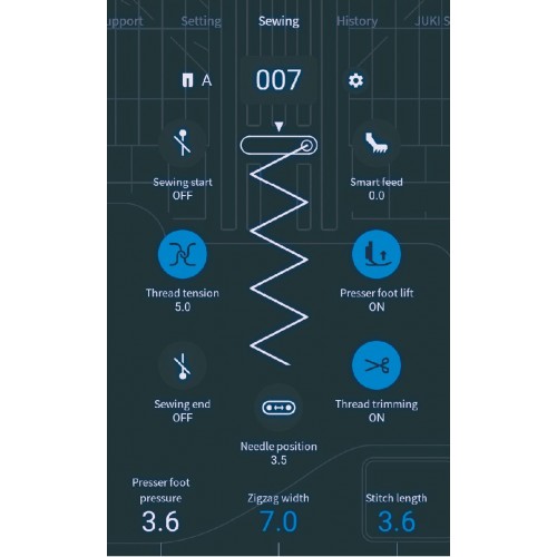 Masina casnica de cusut si matlasat Juki HZL-UX8 Masina casnica de cusut si matlasat Juki HZL-UX8